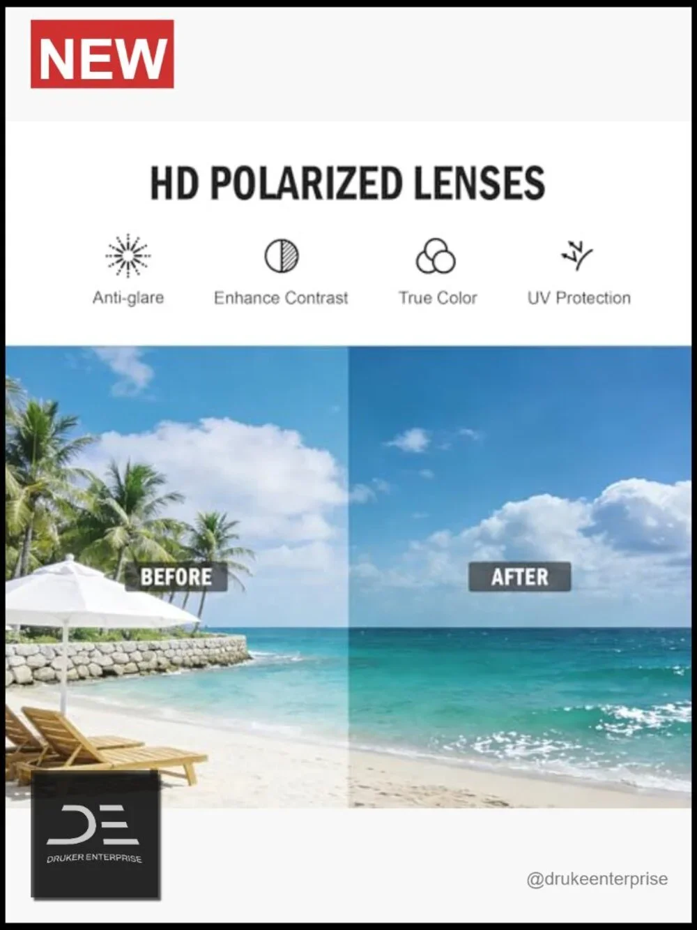 Classic Retro Polarized UV Protection Driving Sunglasses